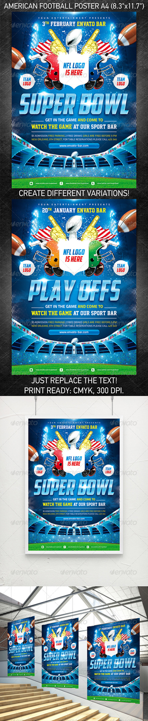 Bowl Super Template Football Bowl Super Template Football