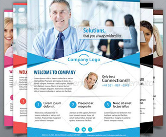 16 Free Business Flyer PSD Template Images