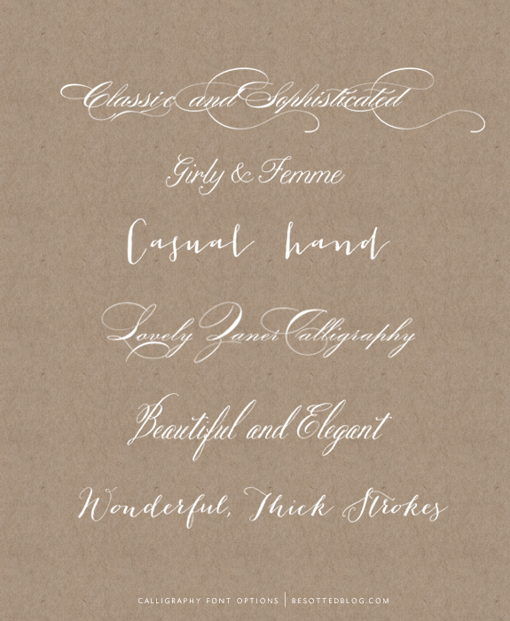 Calligraphy Fonts Calligraphy Fonts