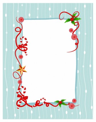 Candy Cane Border Clip Art