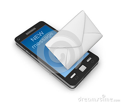 Cell Phone Email Icon