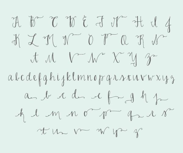 Charming Font Calligraphy Charming Font Calligraphy