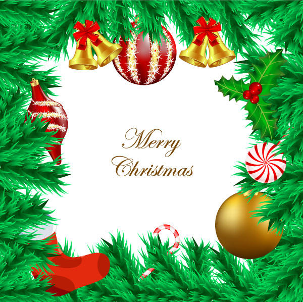 Christmas Frame Vector