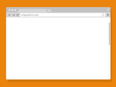 Chrome Web Browser Mockup Chrome Web Browser Mockup