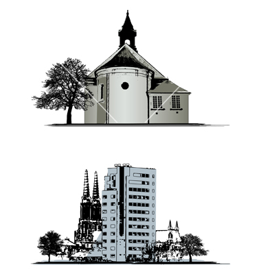 Church Building Vector