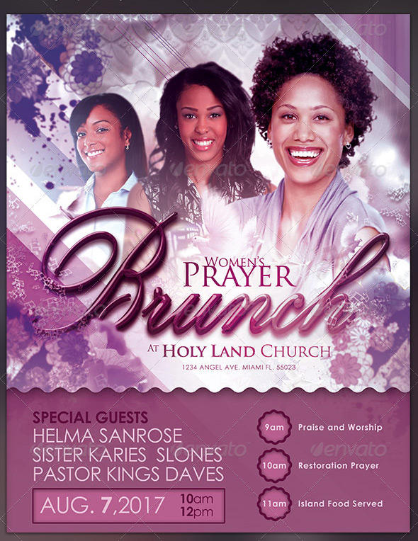 Church Event Flyers Templates