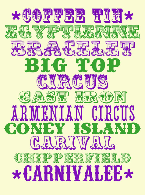 Circus Fonts