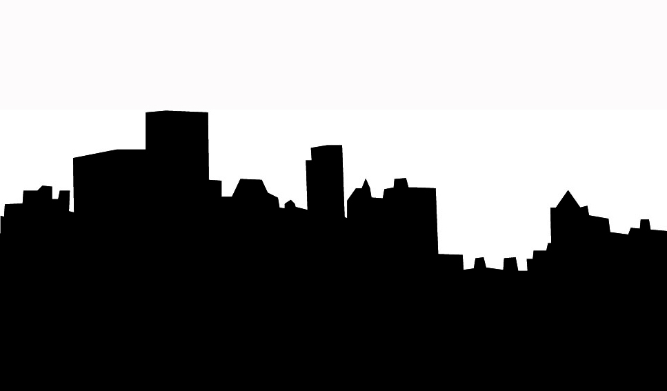 City Skyline Silhouette Clip Art