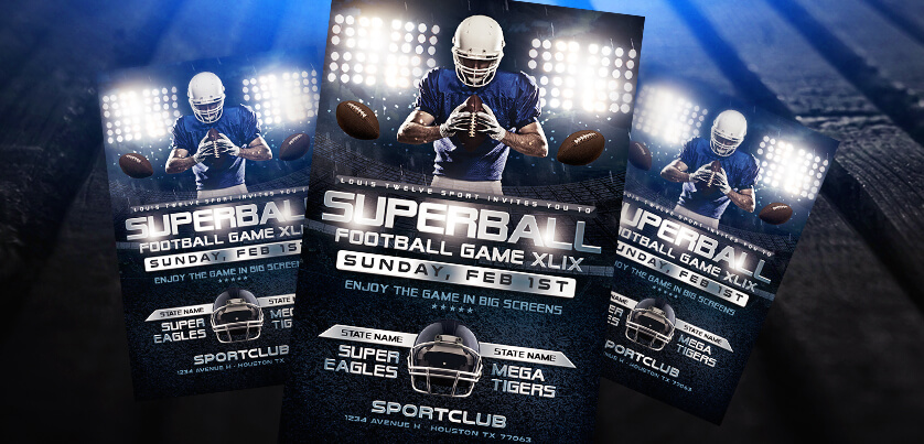College Football Bowl Game Flyer College Football Bowl Game Flyer