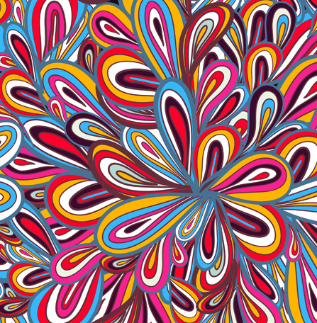 Colorful Flower Designs Patterns