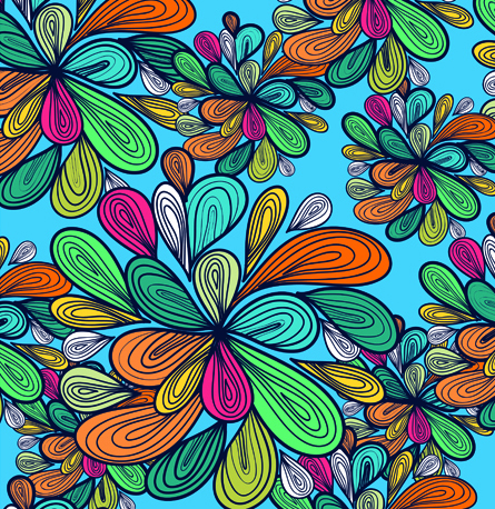 Colorful Flower Designs Patterns