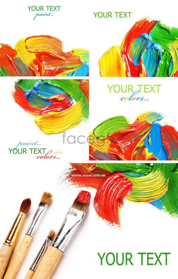 Colorful Paint Brush
