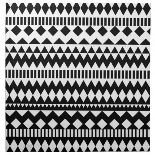 Cool Black and White Tribal Patterns