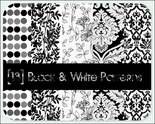 Cool Designs Patterns Black and White