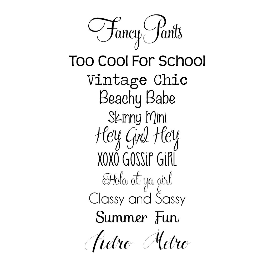 Cute Girly Handwriting Font Alphabet