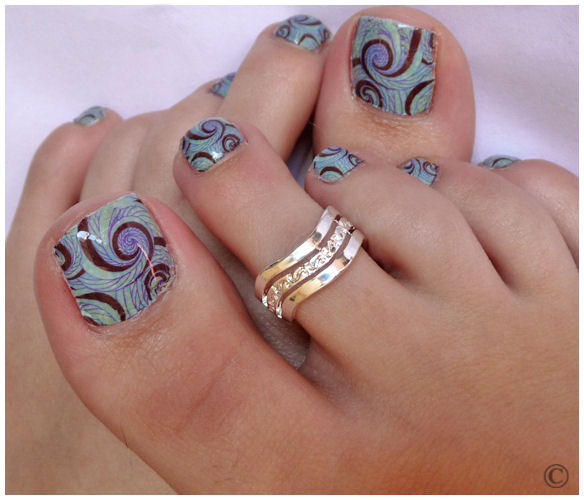 Cute Toe Nail Design