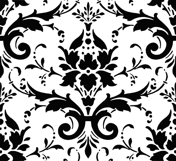 Damask Pattern Clip Art Free