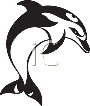 Dolphin Clip Art Black and White Dolphin Clip Art Black and White