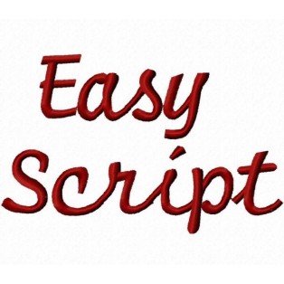 Easy Embroidery Script Font Easy Embroidery Script Font