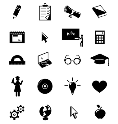 10 Education Icon Vector Images