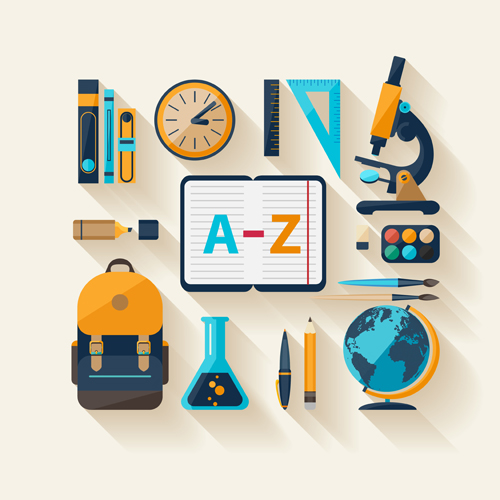 Education Icons Vector Free