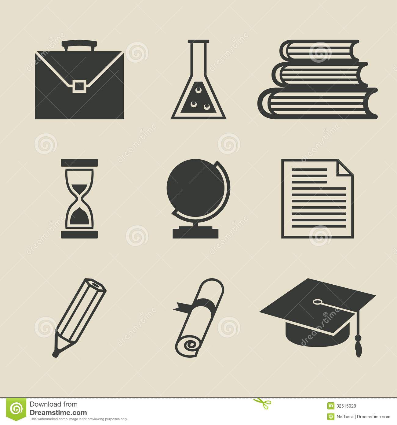 Education Icons Vector Free