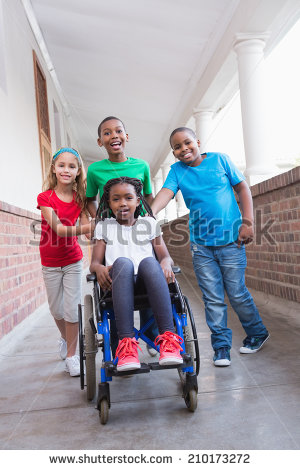 Elementary School Wheelchair Girl