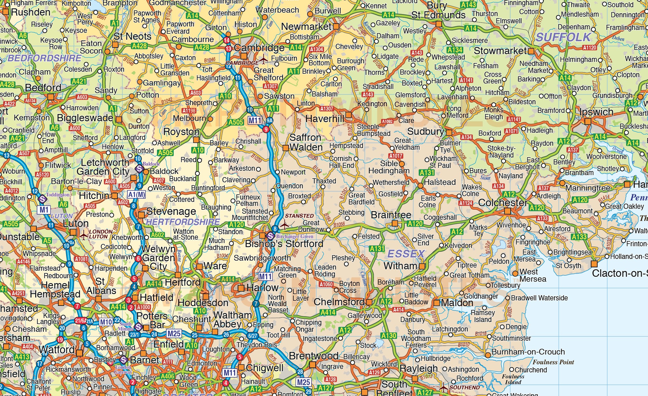 England France Road Map