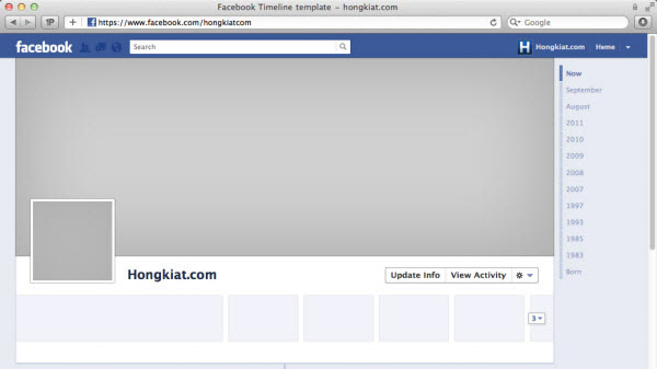 Facebook Timeline Cover Template Facebook Timeline Cover Template
