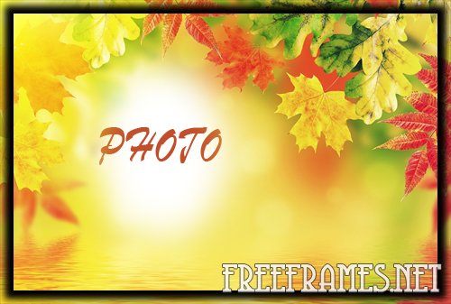Fall Photoshop Frames Template