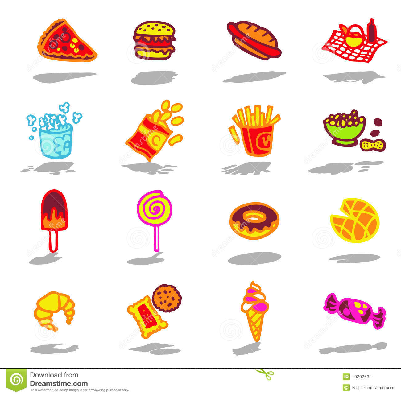 Fast Food Icons