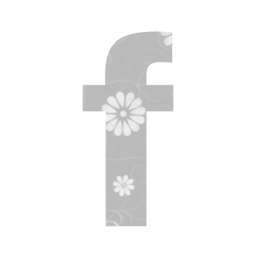 Flat Facebook Icon Gray
