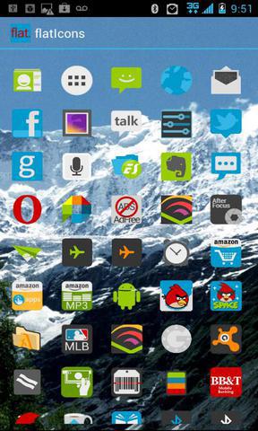 Flat Icons Theme Android