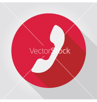 Flat Phone Icon Vector
