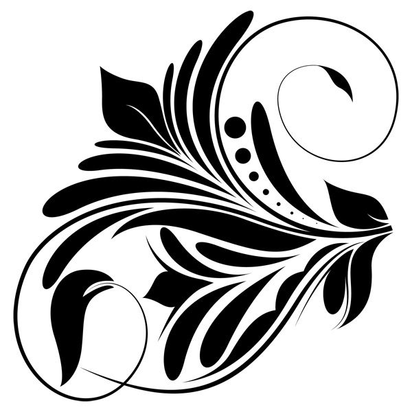 Flower Clip Art Swirl Designs PNG Flower Clip Art Swirl Designs PNG