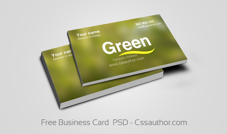 Free Business Card PSD