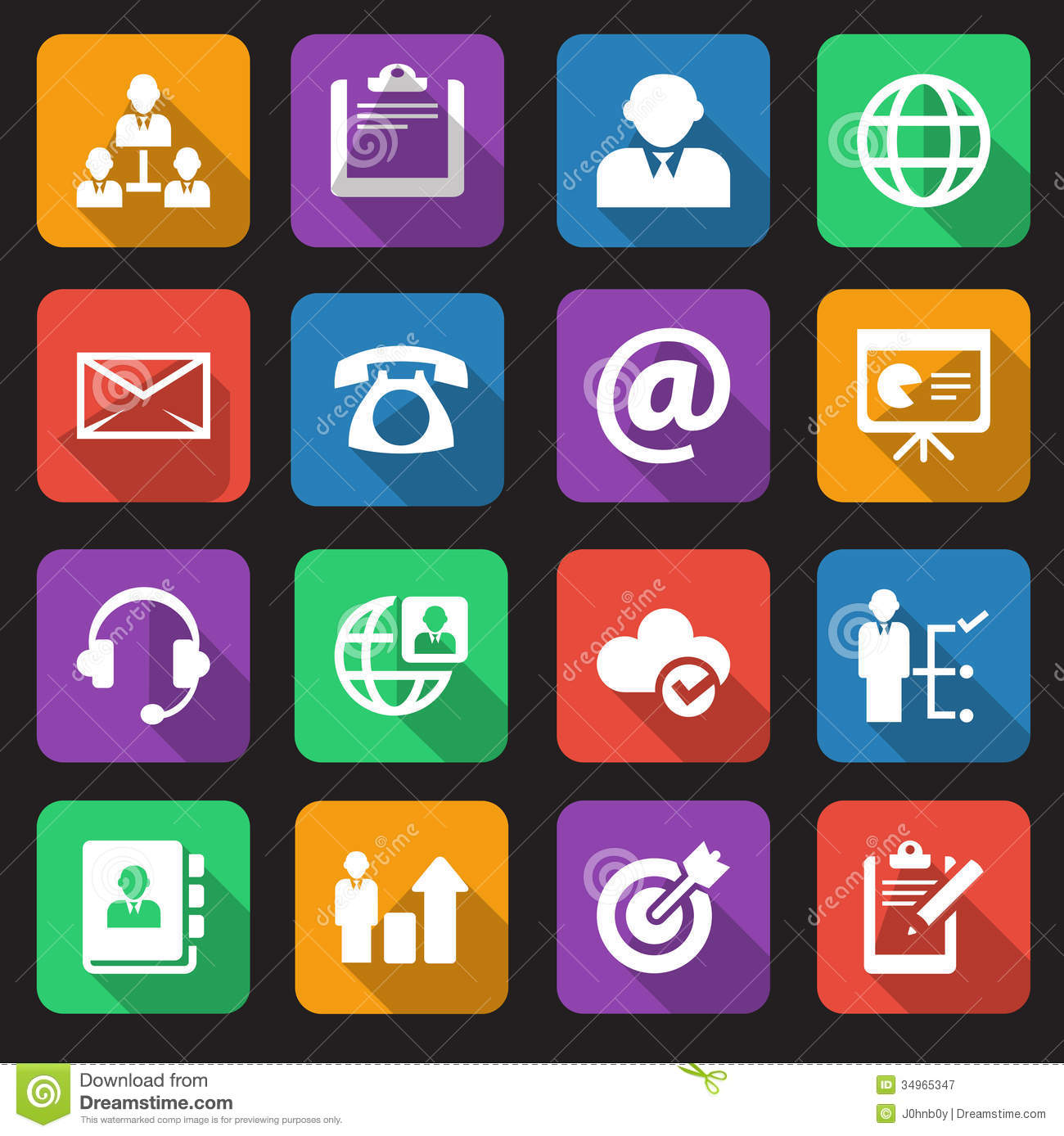 15 Free Business Icon Pack Images