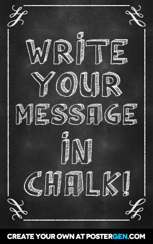 Free Chalkboard Generator Free Chalkboard Generator