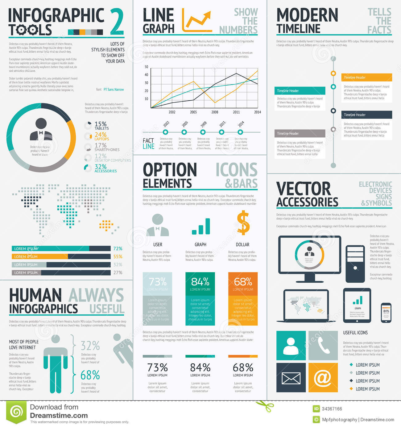 Free Infographic Vector Elements