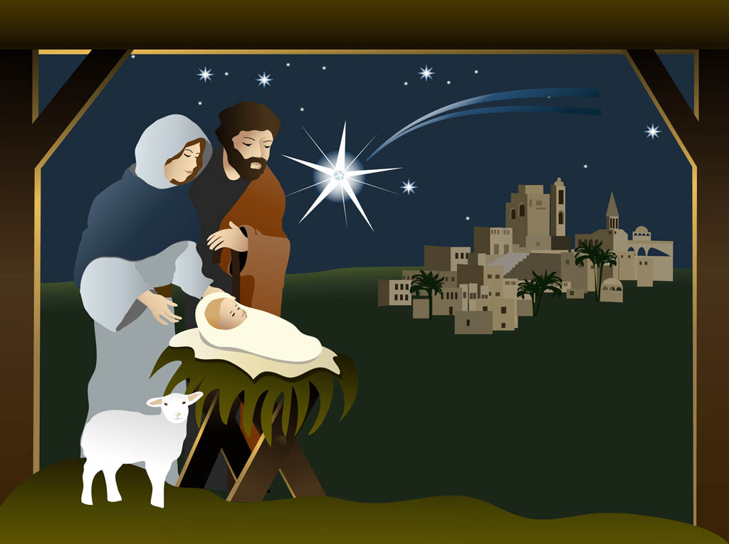 Free Nativity Vector Graphics