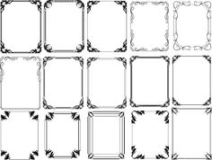 Free Photoshop Shapes Frames