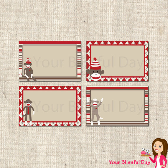 Free Printable Sock Monkey Clip Art