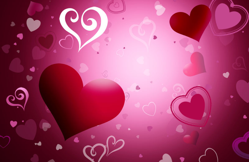 Free Red Heart Backgrounds