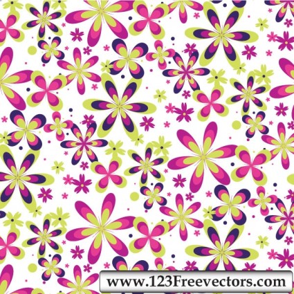 Free Seamless Flower Pattern