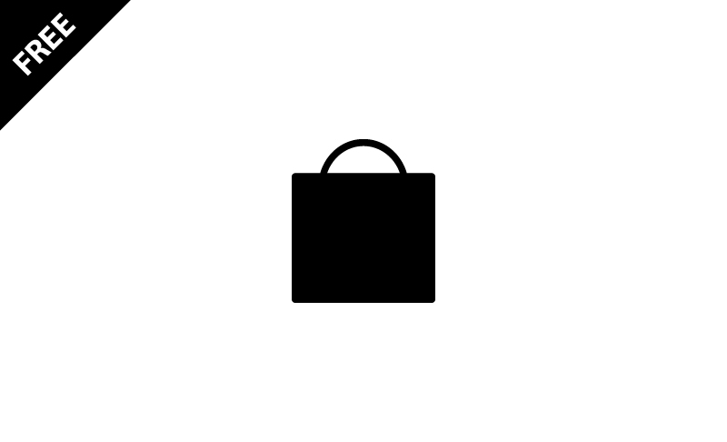 Free Shopping Bag Icon Free Shopping Bag Icon
