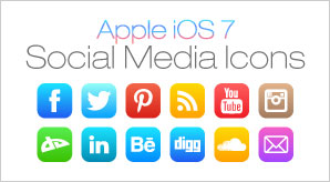 Free Social Media Icons for Apple