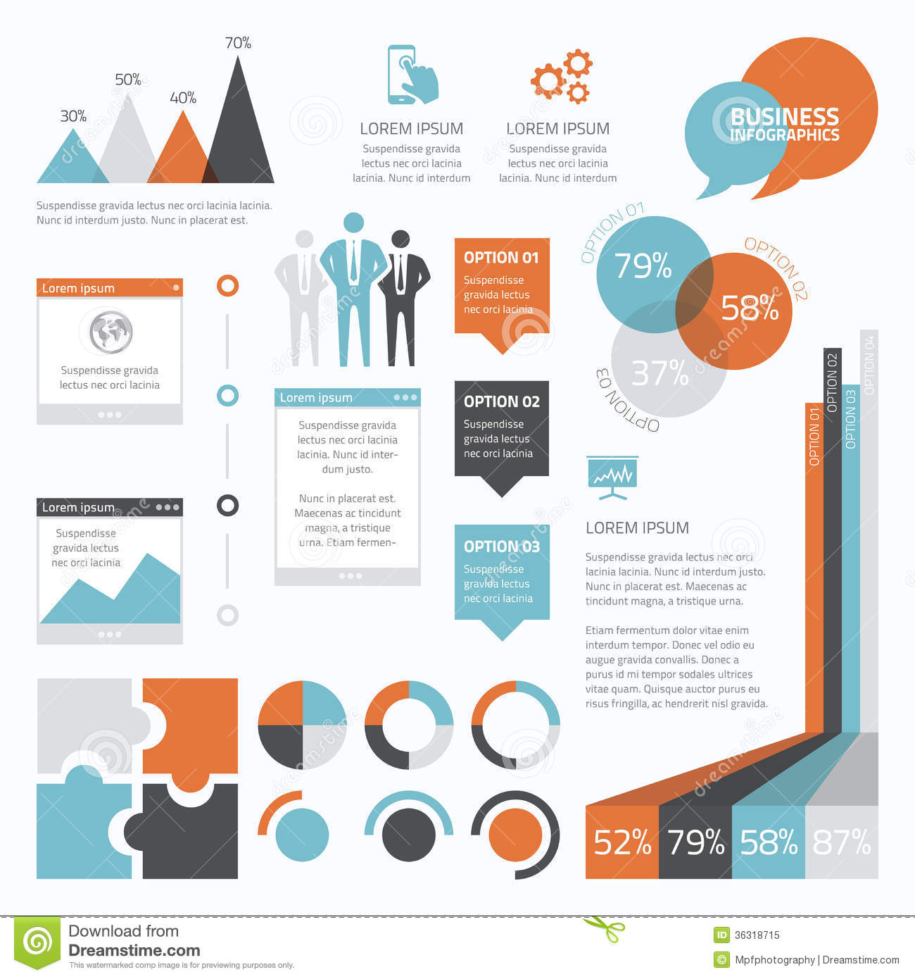 Free Vector Business Infographic