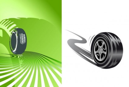 Free Vector Cartoon Tire