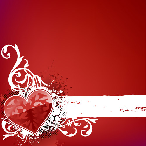 Free Vector Heart Background Free Vector Heart Background