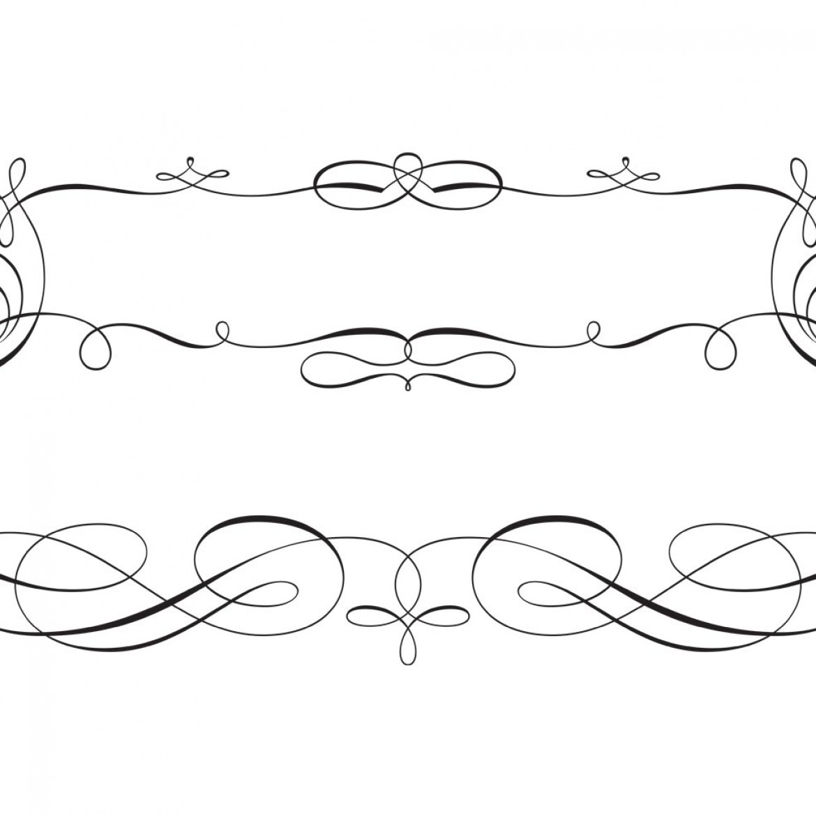 Free Vector Scroll Borders